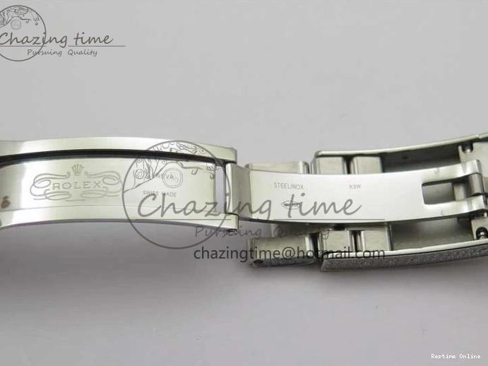 0224 Practical DateJust 41 126334 904 Full Paved Diamonds BP Maker Best Edition Silver Dial on Oyster Bracelet A 2542